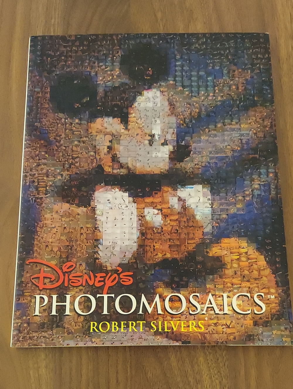 Disney Photomosaics Book - Black, White, Orange, Blue